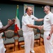 Hospital Corpsman First Class Cameron Galindo is commissioned as a Medical Service Corps Officer