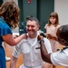 Hospital Corpsman First Class Cameron Galindo is commissioned as a Medical Service Corps Officer