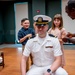 Hospital Corpsman First Class Cameron Galindo is commissioned as a Medical Service Corps Officer