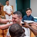 Hospital Corpsman First Class Cameron Galindo is commissioned as a Medical Service Corps Officer