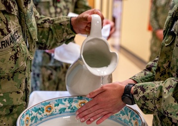 USNH Sigonella and USNMRTU Bahrain Honor Nurses with Blessing of the Hands Ceremonies