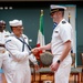 Hospital Corpsman First Class Cameron Galindo is commissioned as a Medical Service Corps Officer