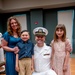 Hospital Corpsman First Class Cameron Galindo is commissioned as a Medical Service Corps Officer