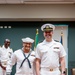 Hospital Corpsman First Class Cameron Galindo is commissioned as a Medical Service Corps Officer