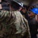 USS Ronald Reagan (CVN 76) Sailors and Puget Sound Naval Shipyard workers secure pipes