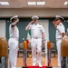Hospital Corpsman First Class Cameron Galindo is commissioned as a Medical Service Corps Officer
