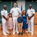 Hospital Corpsman First Class Cameron Galindo is commissioned as a Medical Service Corps Officer