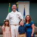 Hospital Corpsman First Class Cameron Galindo is commissioned as a Medical Service Corps Officer