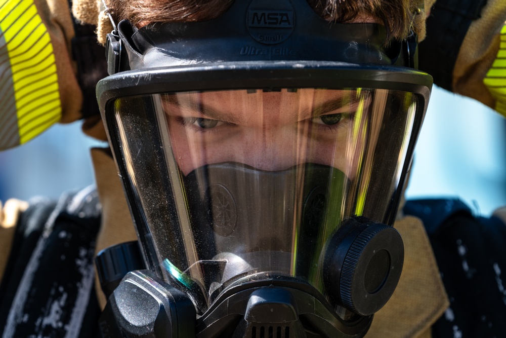 509th CES firefighters conduct live fire exercise at Whiteman AFB