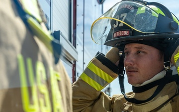 509th CES firefighters conduct live fire exercise at Whiteman AFB