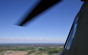CH-47 Chinook Prepares to Land