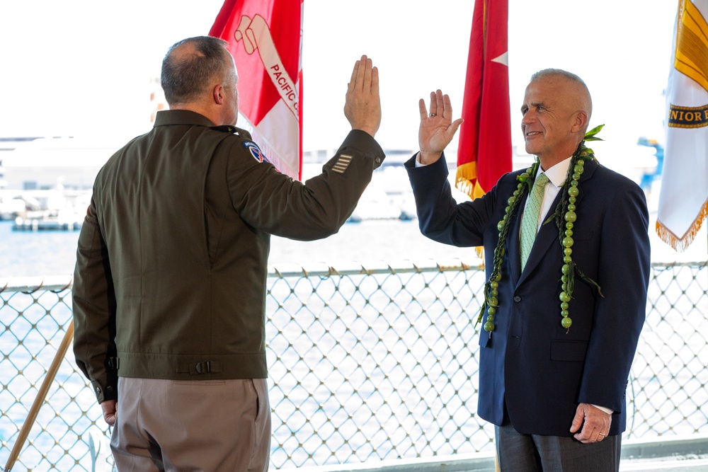 Ridilla inducted into Senior Executive Service