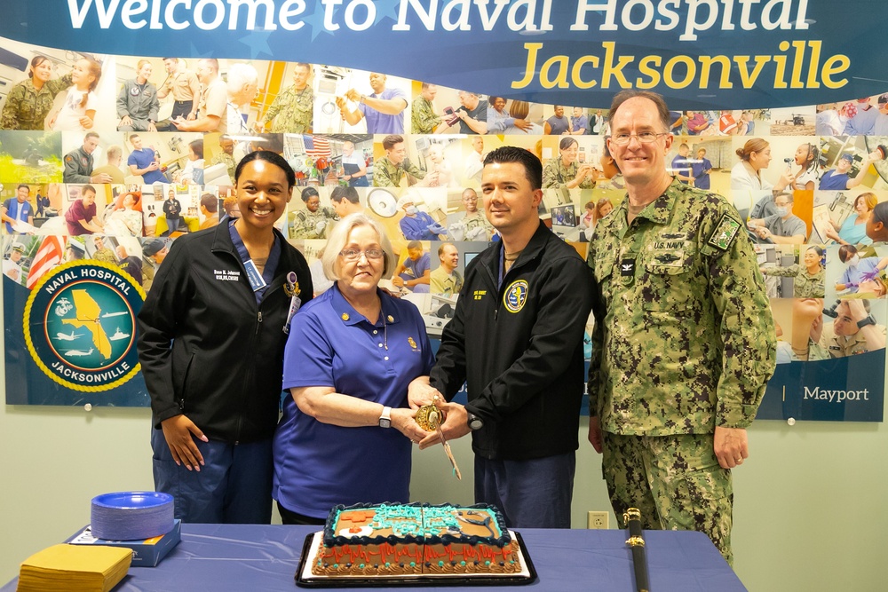 Cake Cutting Ceremony celebrating nurse contributions at Naval Hospital Jacksonville