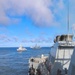 NATO partner ships participate in maneuvering exercises during exercise At-Sea Demonstration (ASD) / Formidable Shield (FS) 2025