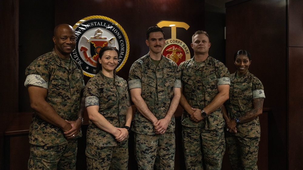 MCIWEST CG Hosts Lunch for Marine and NCO of the Quarter