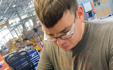 Corpus Christi Army Depot celebrates the Army’s 250th birthday highlighting an artisan- Aircraft Electrician Diego Villarreal