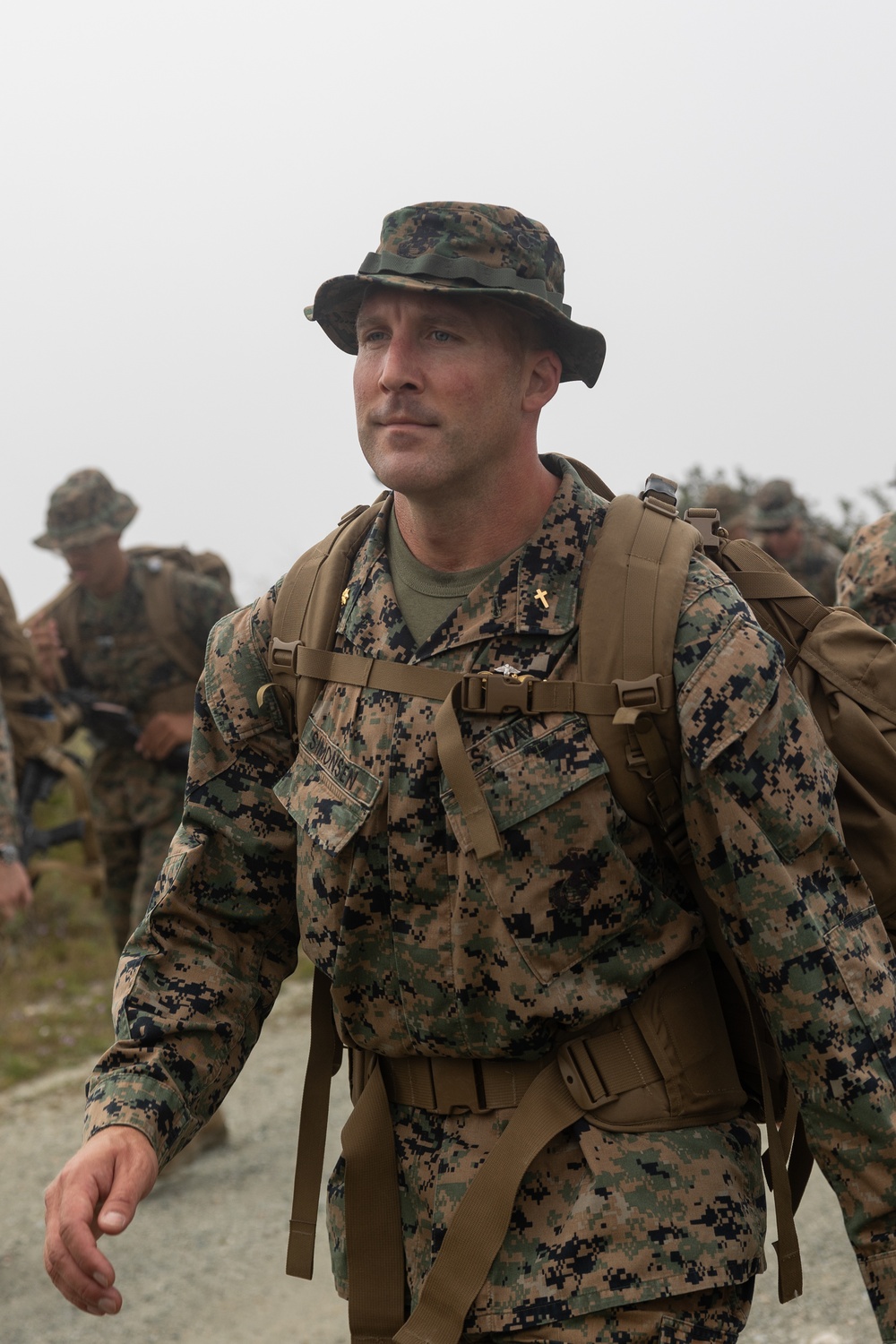 11th MEU Marines participate in a 10k conditioning hike