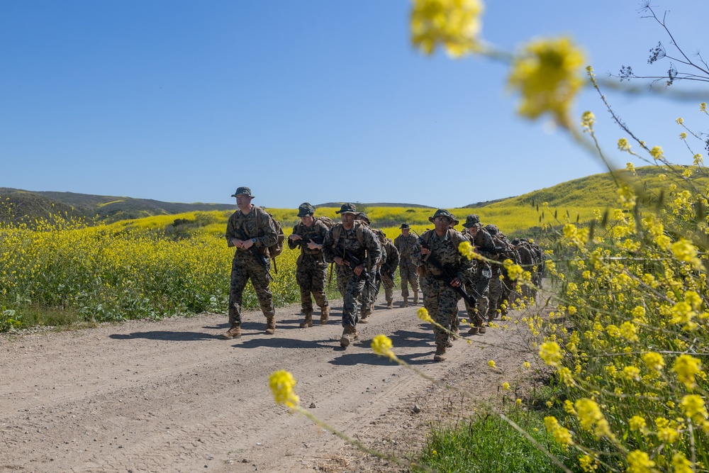 11th MEU Marines participate in a 10k conditioning hike