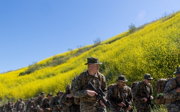 11th MEU Marines participate in a 10k conditioning hike