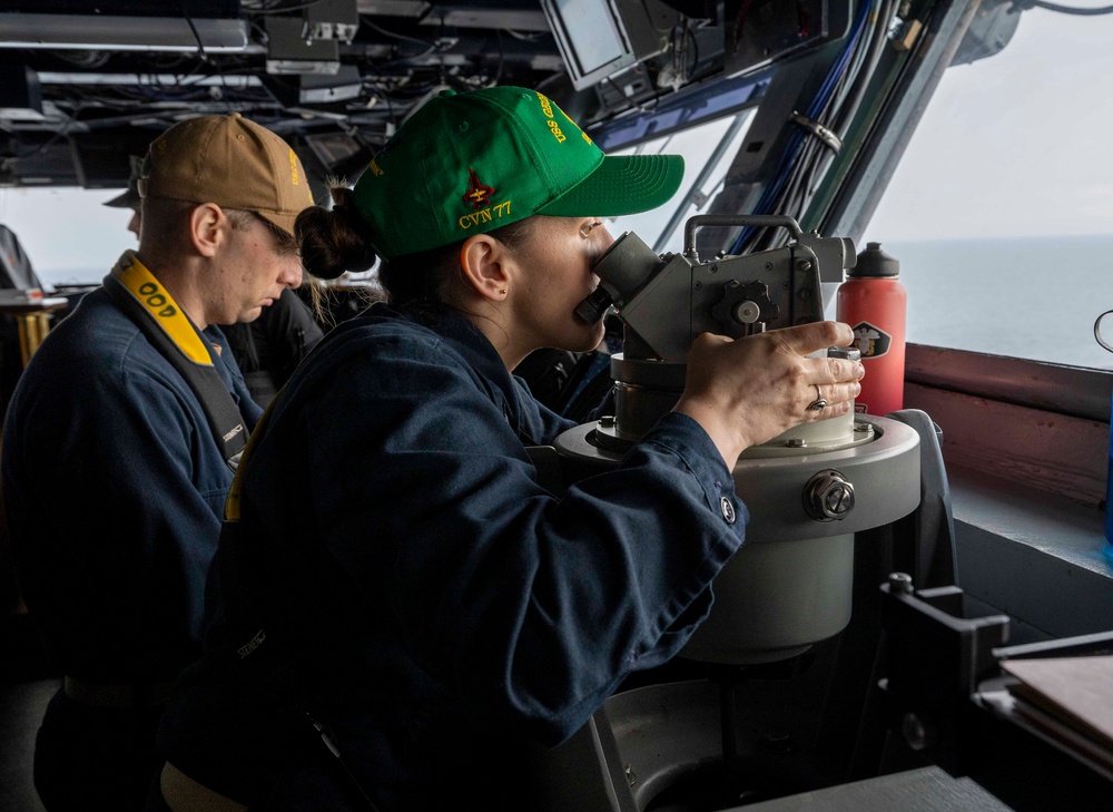 Daily Operations Aboard USS George H.W. Bush (CVN 77)