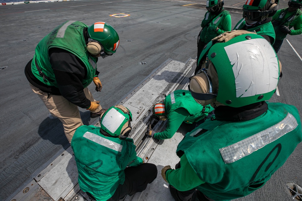 Daily Operations Aboard USS George H.W. Bush (CVN 77)