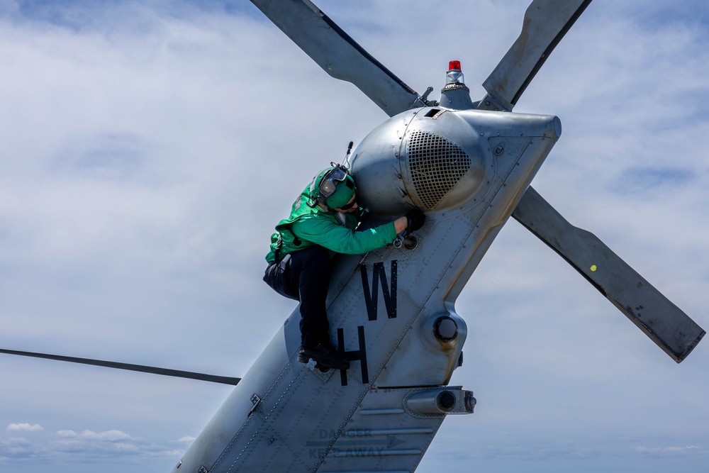 Daily Operations Aboard USS George H.W. Bush (CVN 77)