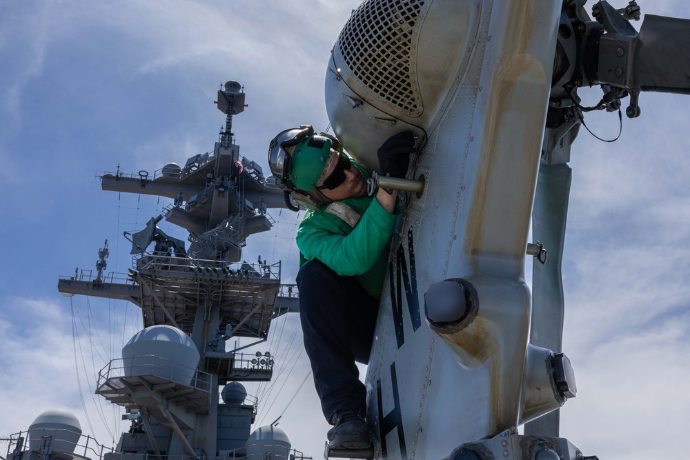 Daily Operations Aboard USS George H.W. Bush (CVN 77)