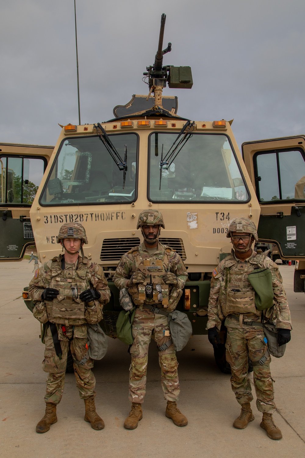 3ID 3rd Sustainment Brigade mounted machine gun range
