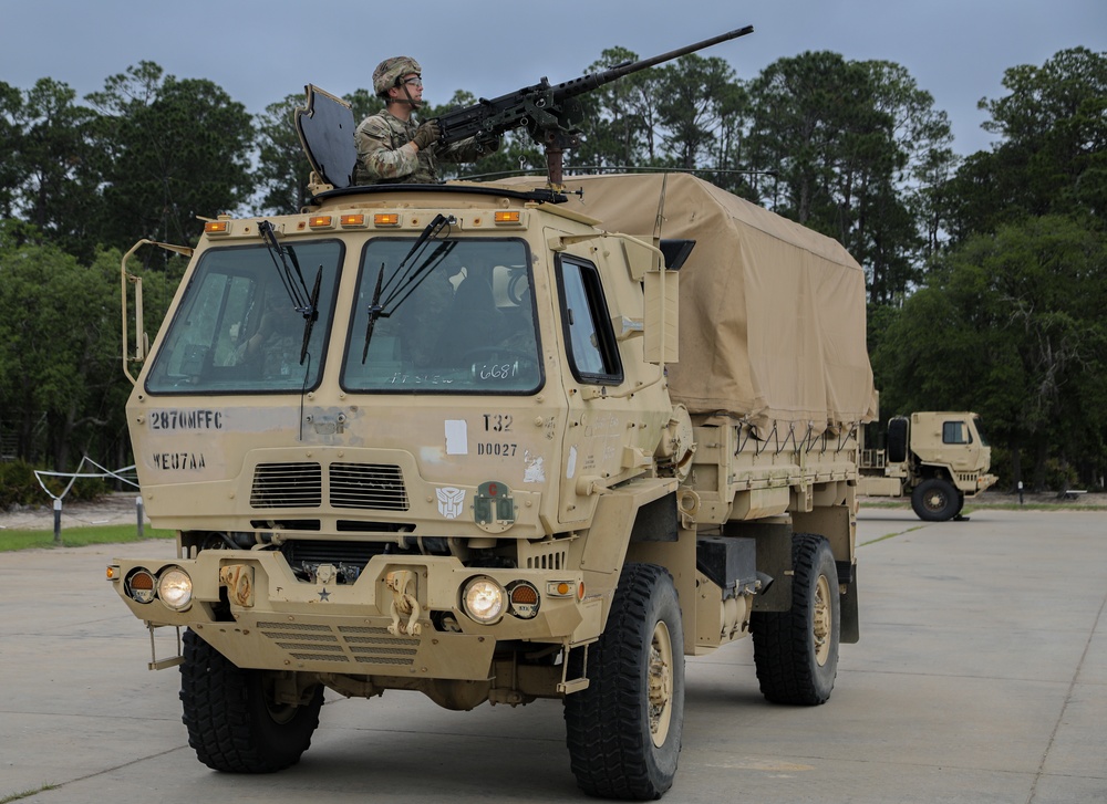 3ID 3rd Sustainment Brigade mounted machine gun range