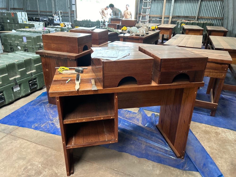 Detail Papua New Guinea School Desk Project