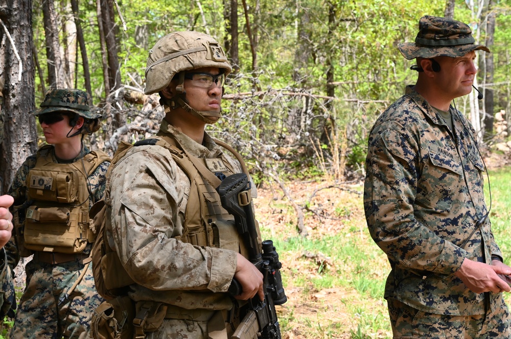 D.C. Army Aviation trains with Marine Corps Alpha Co. 1-25, The Basic School (TBS)