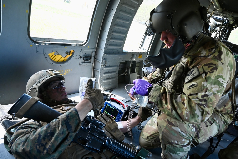 D.C. Army Aviation trains with Marine Corps Alpha Co. 1-25, The Basic School (TBS)