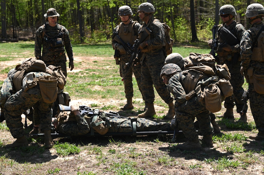 D.C. Army Aviation trains with Marine Corps Alpha Co. 1-25, The Basic School (TBS)