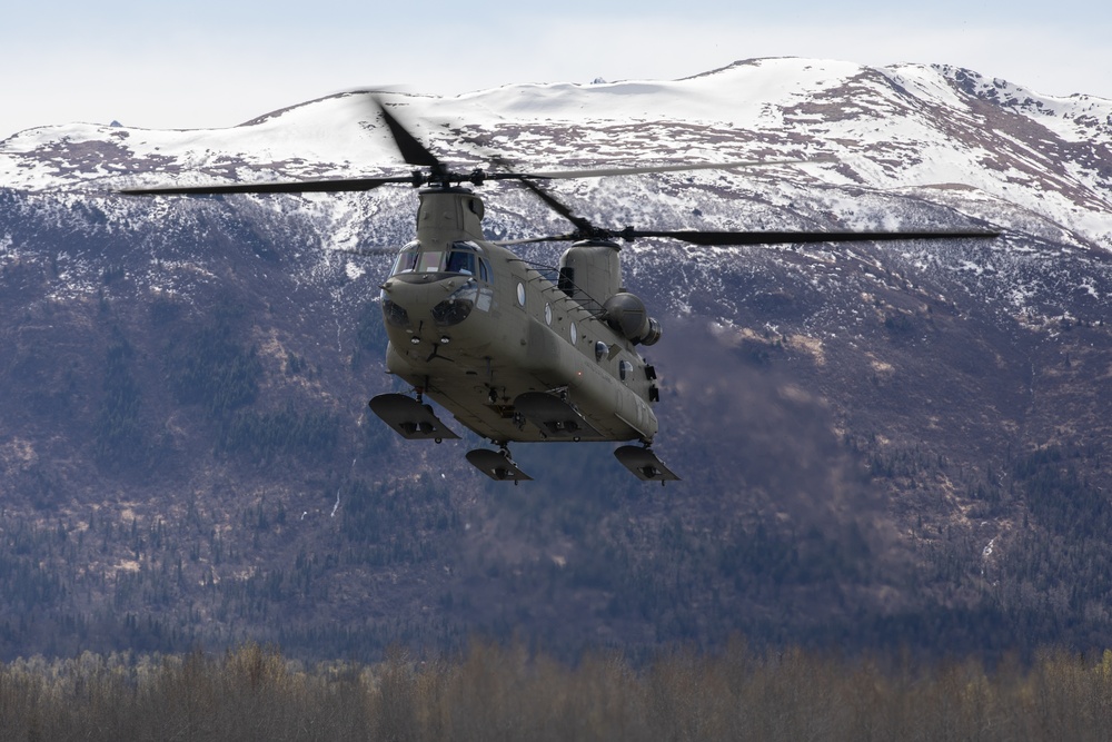 Alaska Military Youth Academy cadets fly with the Alaska Army National Guard