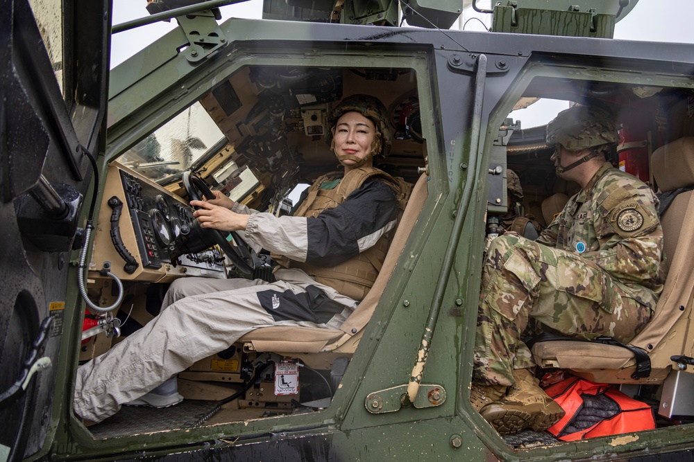 MARFORK and ROK Marine Corps Spouses participate in Jane and John Wayne day