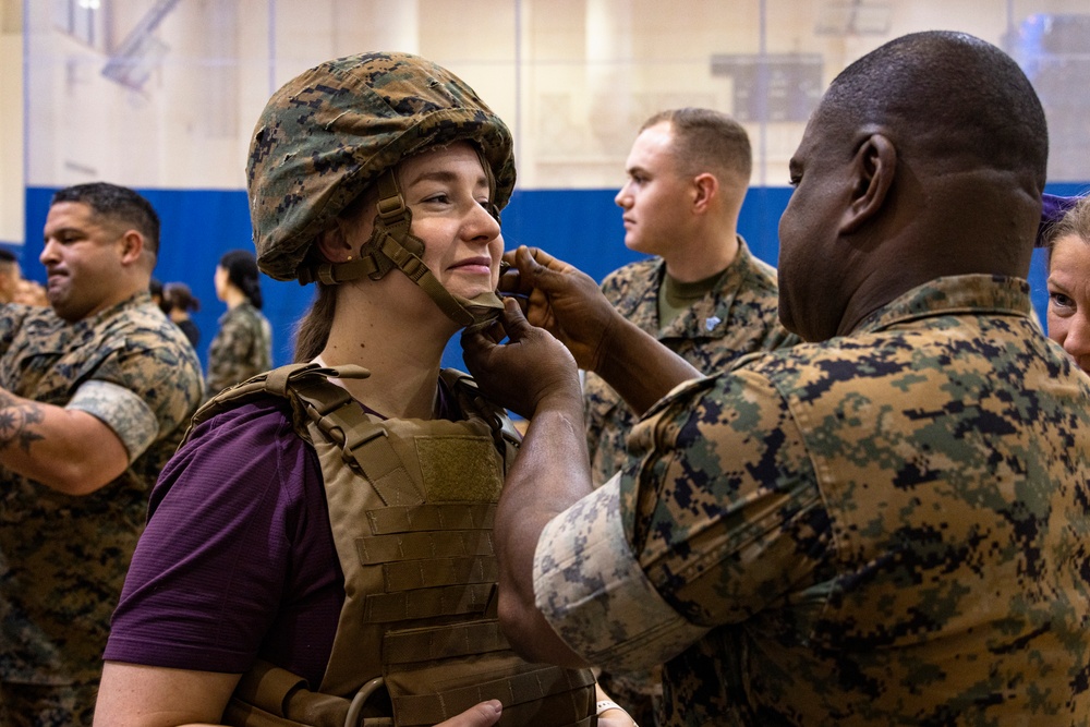 MARFORK and ROK Marine Corps Spouses participate in Jane and John Wayne day