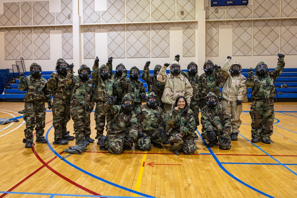 MARFORK and ROK Marine Corps Spouses participate in Jane and John Wayne day