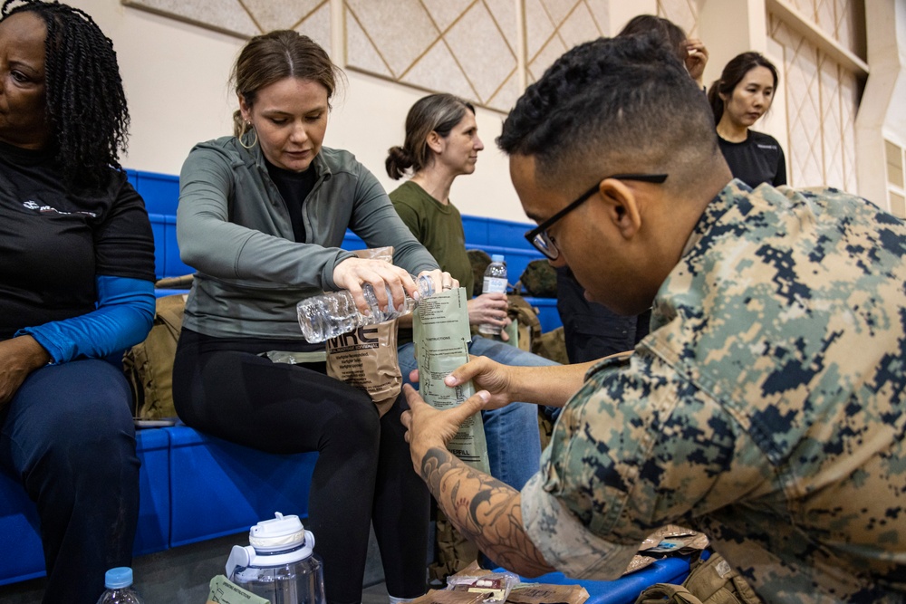 MARFORK and ROK Marine Corps Spouses participate in Jane and John Wayne day