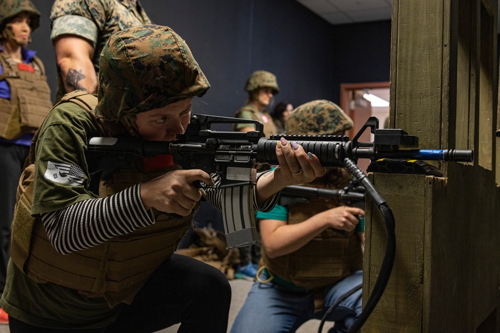 MARFORK and ROK Marine Corps Spouses participate in Jane and John Wayne day