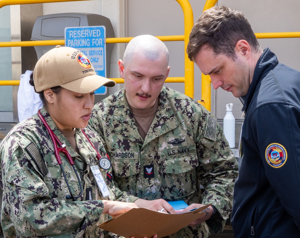 USNMRTC Yokosuka Conducts Mass Casualty Drill