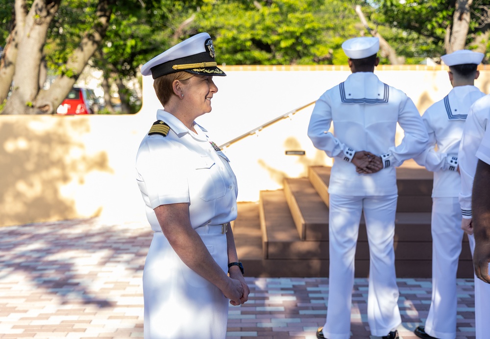 USNMRTC Yokosuka DSS Dress White Inspection