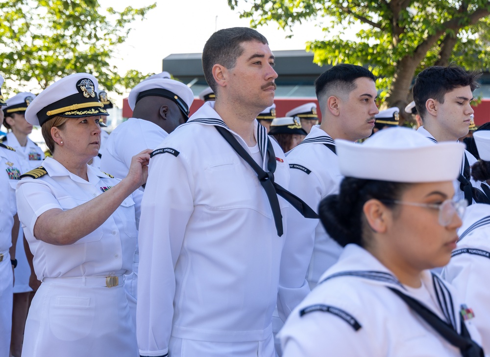 USNMRTC Yokosuka DSS Dress White Inspection