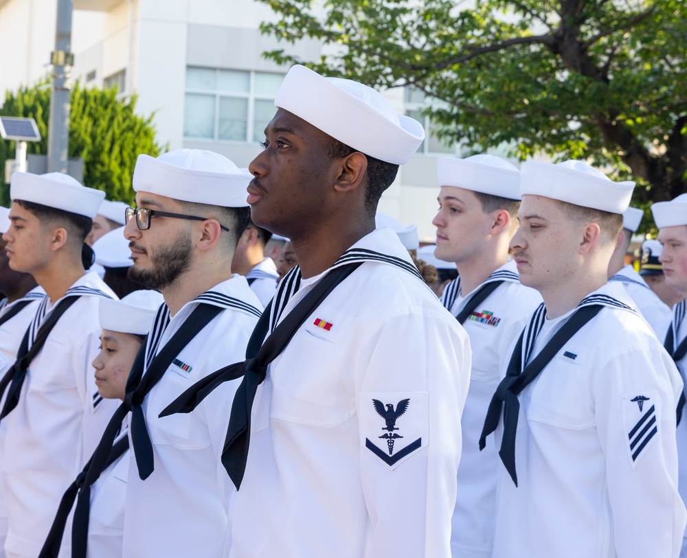 USNMRTC Yokosuka DSS Dress White Inspection