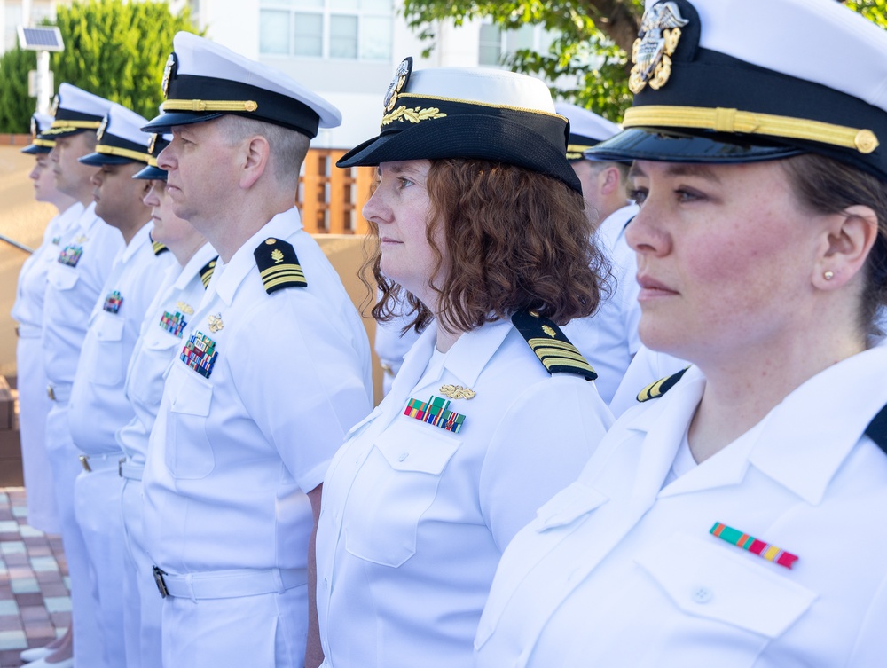 USNMRTC Yokosuka DSS Dress White Inspection