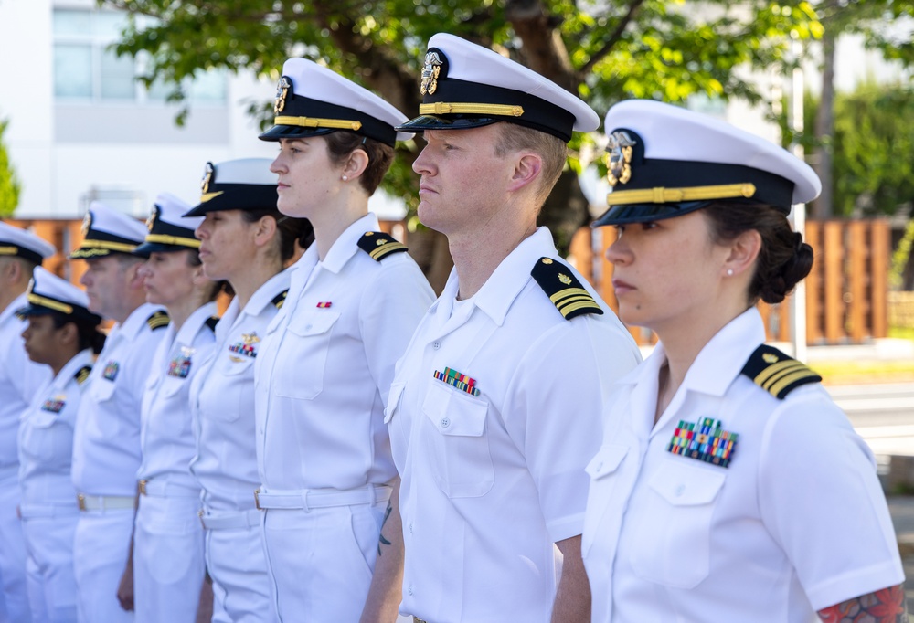 USNMRTC Yokosuka DSS Dress White Inspection