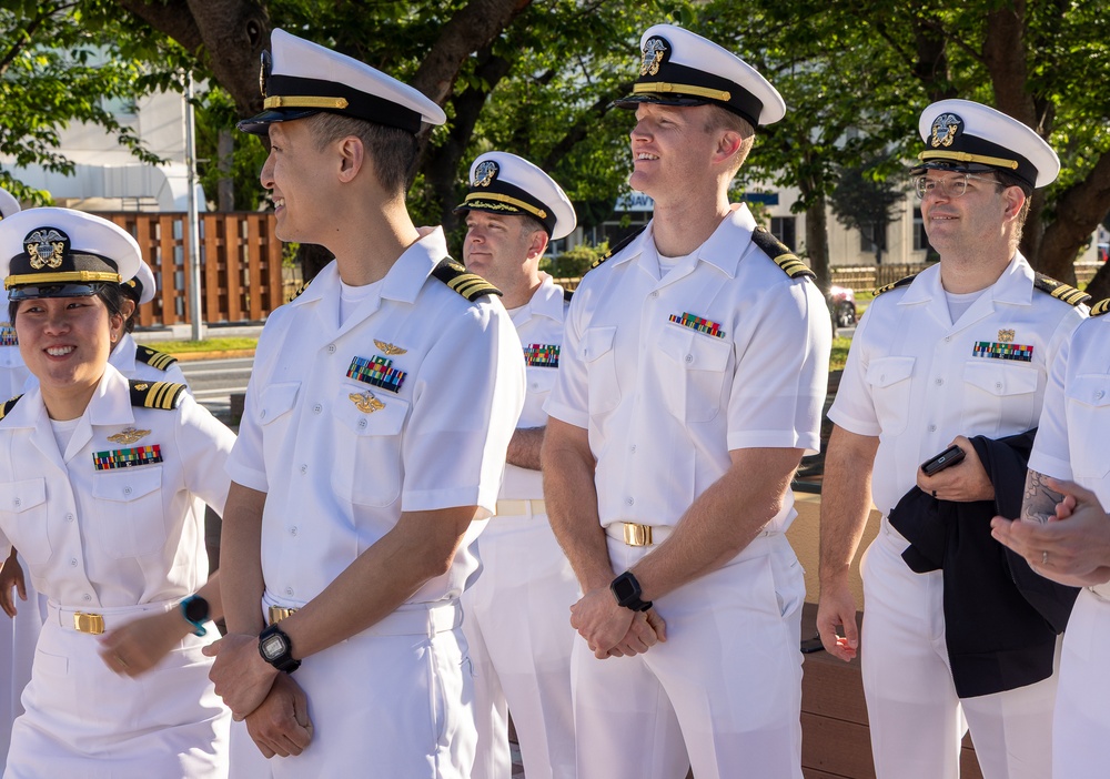 USNMRTC Yokosuka DSS Dress White Inspection