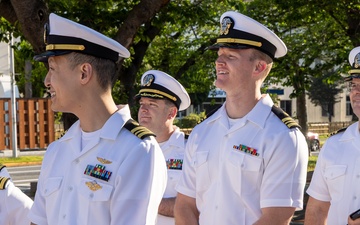 USNMRTC Yokosuka DSS Dress White Inspection