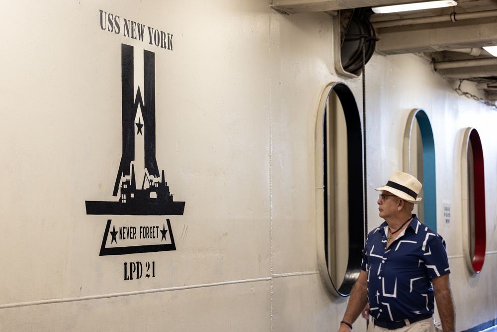 U.S. veterans toured the USS New York