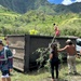Leeward Community High School Volunteers at Nioi'ula Heiau