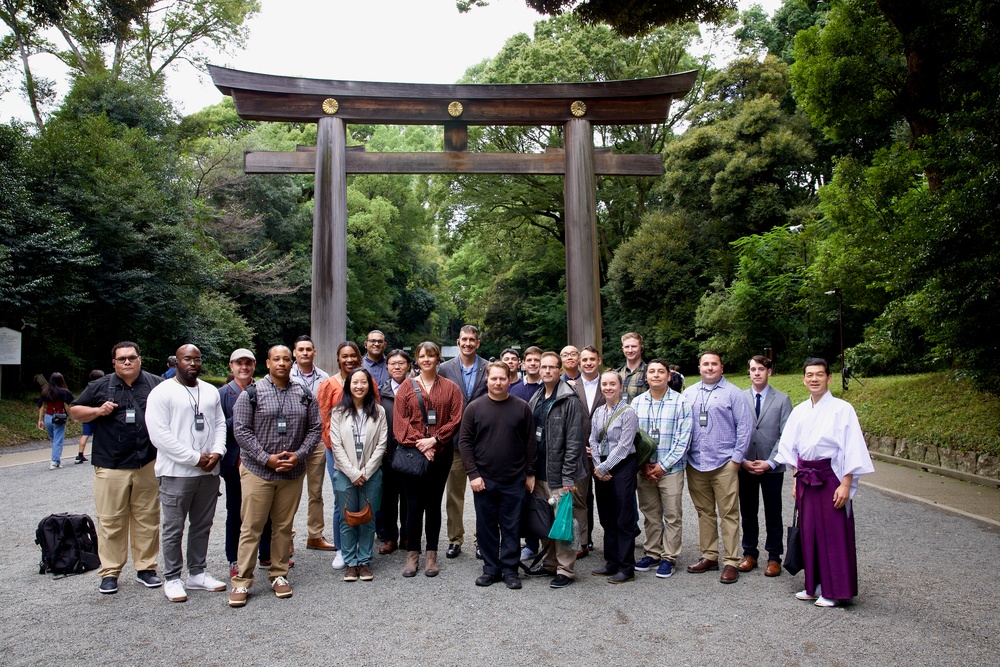 38th Air Defense Artillery Brigade Staff Conducts Staff Ride at Meiji Shrine